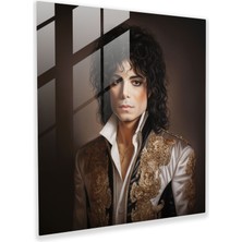 Painted Anarchy Michael Jackson Cam Baskı - Micheal Jackson, Benzersiz Yüz Ifadeleri, Michael Jackson, Duvar Süslemesi, 30X30