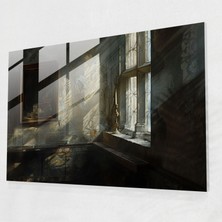 Rembrandt Duvar Dekorasyonu - Etkileyici Işık ve Gölge - Rembrandt, Cam Sanatı, Cam Duvar Sanatı, Ev Dekorasyonu, 45X30