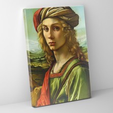 Painted Anarchy Raffaello Sanzio Kanvas Tablo - Genç Bir Adamın Portresi - Raffaello Sanzio, Kanvas Tablo, Ev Dekorasyonu, 30X50