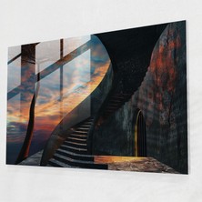 Painted Anarchy Sürrealizm Modern Sanat - Sürrealizm Sanatı, Cam Baskı, Ev Dekorasyonu, Sürrealizm Sanatı, 45X30