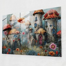 Painted Anarchy Sürrealizm Ters Harikalar Diyarı Cam Duvar Sanatı - Sürrealizm Sanatı, Sürrealizm Sanatı, Duvar Dekorasyonu, Cam Duvar Sanatı, 45X30