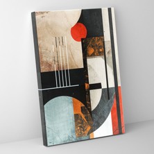 Painted Anarchy Süprematizm Soyut Kanvas Duvar Dekorasyonu - Süprematizm, Süprematizm, Dokular, Kanvas Tablo, 30X50