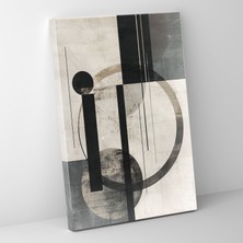 Painted Anarchy Süprematizm Minimalist Daireler ve Dikdörtgenler Kanvas Tablo - Süprematizm, Süprematizm, Kanvas Tablo, 30X50 Kanvas Tablo, 30X50
