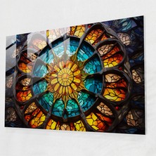 Painted Anarchy Vitray Amerika Birleşik Devletleri Haritası - Amerika Birleşik Devletleri Haritası, Amerika Birleşik Devletleri Haritası, Vitray Pencere, Ev Dekorasyonu, 45X30