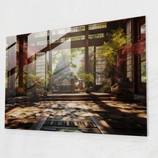 Painted Anarchy Vitray Zen Bahçesi Ev Dekorasyonu - Zen Bahçesi, Zen Bahçesi, Huzurlu, Sakin, 45X30