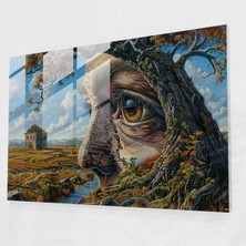 Painted Anarchy Sürrealizm Ev Dekorasyonu - Akıl Almaz Illüzyonlar - Sürrealizm Sanatı, Cam Baskı, Sürrealizm Sanatı, Ev Dekorasyonu, 45X30
