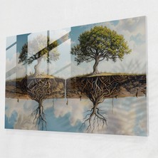 Painted Anarchy Sürrealizm Sanatı Duvar Dekorasyonu - Sürrealizm Sanatı, Duvar Süslemesi, Cam Baskı, Cam Duvar Sanatı, 45X30