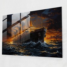 Painted Anarchy Titanic Trajedi Cam Sanatı - Titanik, Trajedi, Cam Sanatı, Ikonik Etkinlik, 45X30