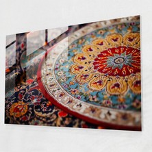 Painted Anarchy Büyüleyici Türk Halı Cam Duvar Sanatı - Türk Halısı, Cam Sanatı, Türk Halı Deseni, Cam Duvar Sanatı, 45X30