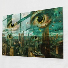 Painted Anarchy Sürrealizm Duvar Dekorasyonu - Sürrealizm Sanatı, Cam Sanatı, Sürrealizm Sanatı, Duvar Dekorasyonu, 45X30