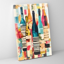 Painted Anarchy Şarap Duvar Sanatı - Şarap, Ev Dekorasyonu, Dokular, Duvar Dekorasyonu, 30X50