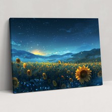 Painted Anarchy Yıldızlı Gece Vincent Van Gogh Kanvas Tablo - Vincent Van Gogh, Vincent Van Gogh, Kanvas Tablo, Kanvas Tablo, 70X50