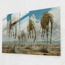 Salvador Dali Filler Cam Duvar Sanatı - Salvador Dali, Ev Dekorasyonu, Cam Duvar Sanatı, Duvar Dekorasyonu, 45X30
