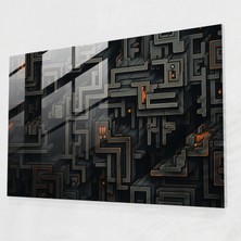 Painted Anarchy Seyahat Cam Baskı - Seyahat, Duvar Dekorasyonu, Cam Baskı, Keşif, 45X30
