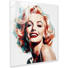 Painted Anarchy Işıldayan Varlık: Marilyn Monroe Cam Duvar Tablosu - Marilyn Monroe, Marilyn Monroe, Cam Baskı, Duvar Dekorasyonu, 30X30