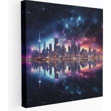 Painted Anarchy Motivasyonel Şehir Manzarası Kanvas Tablo - Motivasyonel, Kanvas Tablo, Sonsuz Olasılıklar, Duvar Dekorasyonu, 30X30