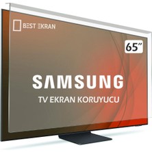 Best Ekran  Samsung 65Q80C Tv Ekran Koruyucu - Samsung 65" Inç Kırılmaz Ekran Koruyucu QE65Q80CATXXU