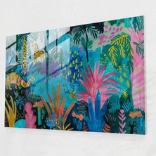 Painted Anarchy Henri Matisse Ev Dekorasyonu - Egzotik Orman Sahnesi - Henri Matisse, Henri Matisse, Ev Dekorasyonu, Cam Sanatı, 90X60