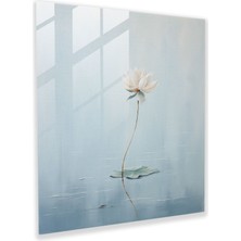 Zen Harmony Cam Baskı - Zen, Lotus Çiçeği, Modern Sanat, Zen, 30X30