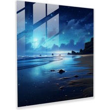 Painted Anarchy Yıldız Haritası - Samanyolu Serenity - Yıldız Haritası, Yıldız Haritası, Ev Dekorasyonu, Cam Sanatı, 30X30