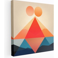 Painted Anarchy Gündoğumu Kanvas Tablo - Gündoğumu, Kanvas Tablo, Sadelik, Minimalist Sanat, 30X30