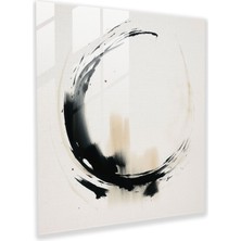 Painted Anarchy Zen Kaligrafi Cam Baskı - Zen, Zen, Modern Sanat, Cam Baskı, 30X30