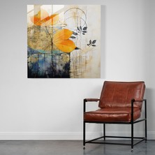 Painted Anarchy Zen Contemporary Karma Teknik Cam Baskı - Zen, Zen, Ev Dekorasyonu, Soyut Desenler, 50X50