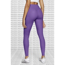 Nike One Luxe Leggings Tigh Fit Lazer Kesim Soft Yumuşak Toparlayıcı Tayt Mor
