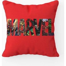 Moda Baskı Marvel Yastık Minder Yastık Peluş Doğum Günü Spider Man Iron Man Thor