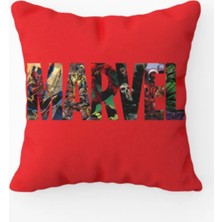 Moda Baskı Marvel Yastık Minder Yastık Peluş Doğum Günü Spider Man Iron Man Thor