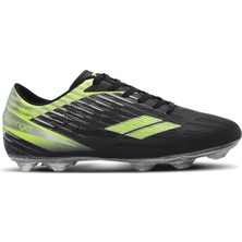 Slazenger CAMBLY KR Erkek Halı Saha Siyah / Yeşil Futbol Ayakkabısı