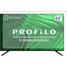 Best Ekran  Profilo 43PA515ESG Tv Ekran Koruyucu - Profilo 43" Inç Tv Ekran Koruyucu