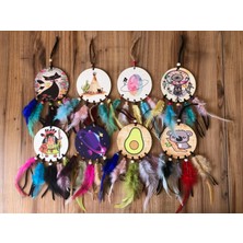 Sokak Kedisi Tasarım Düş Kapanı Rüya Kapanı Dream Catcher (Kızılderili Çadırı)