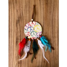 Sokak Kedisi Tasarım Düş Kapanı Rüya Kapanı Dream Catcher (Peace)