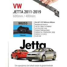 Sentinel Volkswagen Jetta 2011-2018 Silecek Takımı+Cam Sabunu