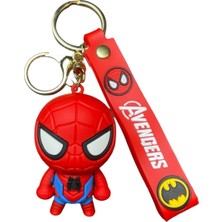 Unique Touch Örümcek Adam Silikon Anahtarlık/spiderman Silicon Keychain