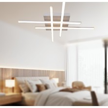 TT Aydınlatma TT036-BY Tt Aydınlatma Hashtag Modeli Mat Beyaz LED Avize