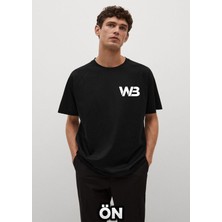 Won Black Mentalıty Baskılı Ithal T-Shirt %96 Pamuk