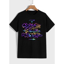 Won Black Make Some Baskılı Ithal T-Shirt %96 Pamuk