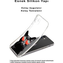 Printify Samsung Galaxy S24 Ultra ile Uyumlu Kedi 3 Kamera Korumalı Şeffaf Kılıf