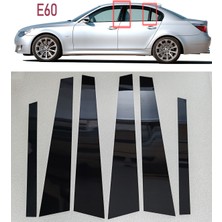 Vagparts Bmw E60 Kapı Direği Kaplama - Bmw E60 Piano Black Aksesuar Kaplama Trim