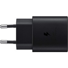 Easy Tekno Siyah Galaxy Z Fold 5 Fast Charging 25W Type-C Çıkışlı Kablolu Şarj Aleti Siyah(Samsung Türkiye Ga