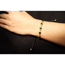 Plata Collection Bronz Ojo Negro Bileklik