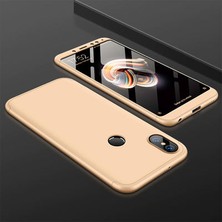 Techno Guru Redmi Note 6 Pro 3 Parçalı Tam Koruma Şık Astrea Premium Sert Kılıf