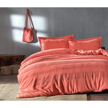 Doqu Home Tek Kişilik Nevresim Takımı Carla - Nar Çiçeği