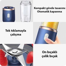 Coofbe 400ML Kişisel Şarjlı Blender Taşınabilir Smoothies Shake'n Blender Meyve Sıkacağı 21000RPM