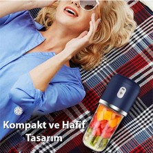 Coofbe 400ML Kişisel Şarjlı Blender Taşınabilir Smoothies Shake'n Blender Meyve Sıkacağı 21000RPM