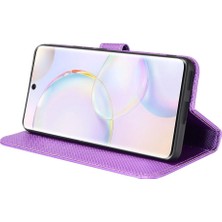 Mellow Shop Huawei Nova 9 Için Kılıf Manyetik Cüzdan Kart Tutucu Kickstand Kapak (Yurt Dışından)