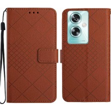 Mellow Shop Oppo RENO11 F Elmas Kabartmalı Manyetik Kapak Kart Yuvası Için Flip Case (Yurt Dışından)