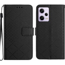 Mellow Shop Xiaomi Redmi Not 12 Pro 5g Için Flip Case El Kayışı Cüzdan Pu Kapak ile (Yurt Dışından)